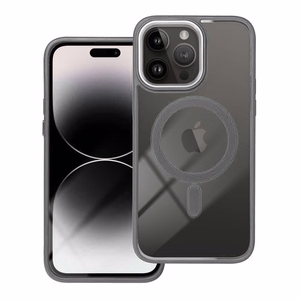 COLOR EDGE MAG COVER dėklas telefonui suderinamas su Magnetiniu IPHONE 16 titano pilka