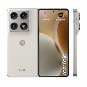 Motorola razr fold 20,6 cm (8.09") Dviguba SIM jungtis Android 16.0 5G C tipo USB 16 GB 512 GB 6000 mAh Balta