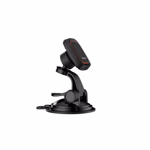 Hoco CA28 car phone holder, dashboard mount, magnetic fixing, black