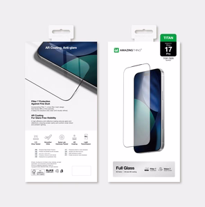 AmazingThing Titan Vision 7 grūdintas stiklas iPhone 17 Pro