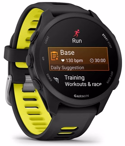 Garmin Forerunner 170 Music 3,05 cm (1.2") AMOLED 42 mm Skaitmeninis 390 x 390 pikseliai Lietimui jautrus ekranas Juoda GPS (palydovinis)