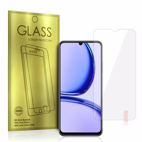 Grūdintas stiklas auksinis REALME C53 telefonui