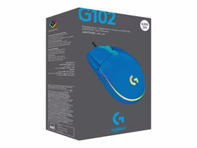 Logitech G102 Lightsync pelė mėlyna