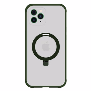 Dėklas telefonui su stovu MagSafe IPhone 11 Pro Max (m) - žalias