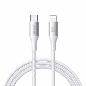 Joyroom S-A28 USB-C – Lightning kabelis 30W, 2 m, baltas