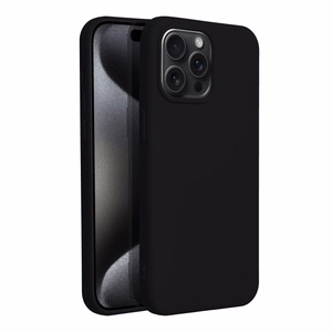 Silikoninis dėklas IPHONE 15 Pro Max - juodas