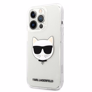 Karl Lagerfeld Choupette Head чехол для iPhone 13 Pro Max - прозрачный