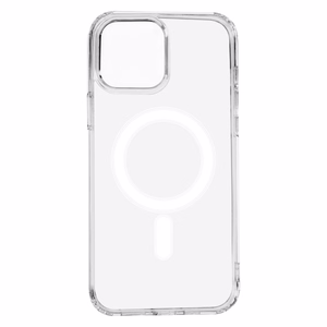 Anti Shock 1,5 mm Magnetinis dėklas iPhone 13 Pro Max 6,7" skaidrus didelė anga