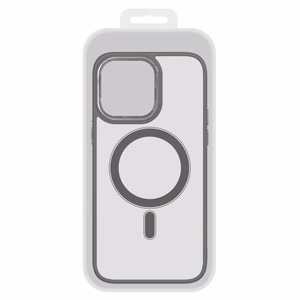 Tel Protect magnetinis skaidrus dėklas telefonui Iphone 13 Pro juodas