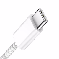 BWOO Kabelis USB-C - USB-C 1m 60W iPhone 15 BO-X284 baltas