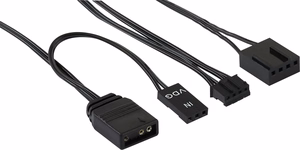 Aerocool Mirage 12 ARGB Pro kompiuterio korpuso aušinimo rinkinys 12 cm juodas