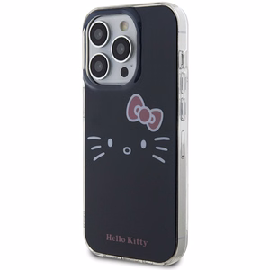 Hello Kitty IML Kitty Face Dėklas telefonui (m) iPhone 15 Pro Max - juodas (m)