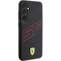 Ferrari Big SF Perforated dėklas telefonui Samsung Galaxy S24 - juodas