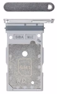 SIM kortelės laikiklis Samsung S921 S24/S926 S24 Plus Dual Marble Grey originalus (service pack)