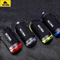 WILDMAN Dviračio krepšys R1 vandeniui atsparus 1L bottle juodas