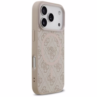 "Guess 4G Ring Classic Logo MagSafe" dėklas "iPhone 17 Pro" - rožinis