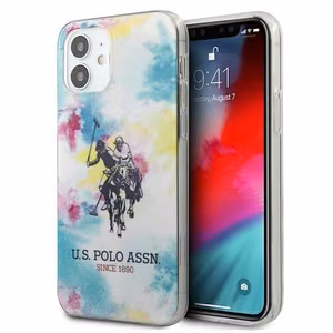 US Polo USHCP12SPCUSML iPhone 12 mini 5,4" dėklas telefonui - įvairiaspalvis Tie & Dye Collection