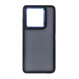 Crystal juodas dėklas for Xiaomi Redmi Note 14 5G (Global) mėlynas