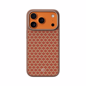"Benks" magnetinis šarvas "Pro Armor Grid Kevlar korpusas su metaliniu rėmu 600D (YB69), skirtas Iphone 17 Pro orange