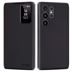 Tech-Protect Smart Wallet dėklas Samsung Galaxy S25 Ultra - matinė juoda