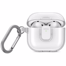 Uniq Glase Pro dėklas AirPods 4 - skaidrus