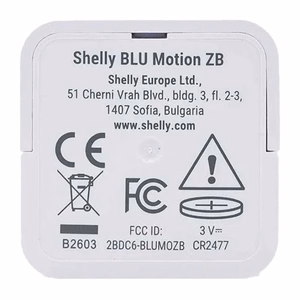 Shelly BLU Motion ZB judesio jutiklis