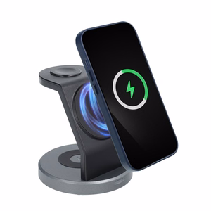 LEATHER MAG COVER dėklas telefonui SAMSUNG S25 PLUS indigo mėlynas