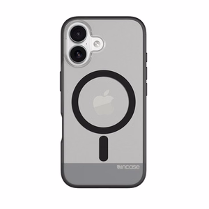 Incase Slim Case dėklas su MagSafe, skirtas iPhone 16, juodas permatomas