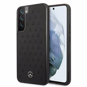 Mercedes odinis Stars Pattern dėklas Samsung Galaxy S22+ - juodas