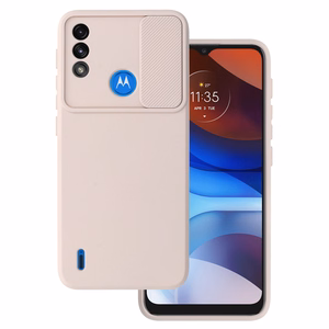 Camshield Soft dėklas telefonui Motorola Moto E7 Power/E7i Power smėlinis