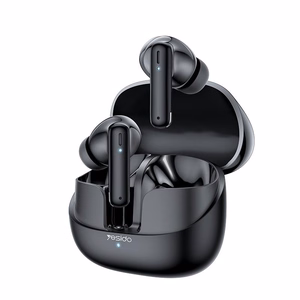 YESIDO HEADPHONES TWS26 BT 5.3 250mAh juodas