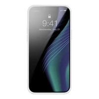Baseus Crystal dėklas telefonui šarvuotas dėklas iPhone 13 Pro su geliniu rėmeliu pilkas (ARJT000413)