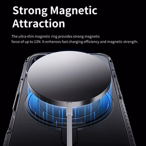 Rock Rotating Stand Crystal Series Magnetinis Iphone 16 juodas