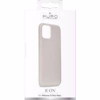 PURO ICON Cover - dėklas iPhone 11 Pro Max (Taupe)