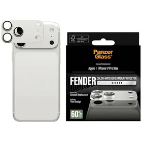 PanzerGlass Fender Camera Protector for iPhone 17 Pro Max - Silver
