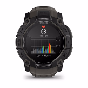 Garmin Instinct 3 AMOLED išmanusis laikrodis juodas/anglies