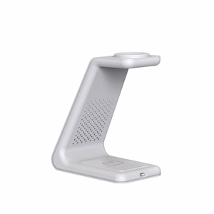 Tech-Protect QI15W-A36 3in1 įkrovimo stotelė Apple įrenginiams - balta