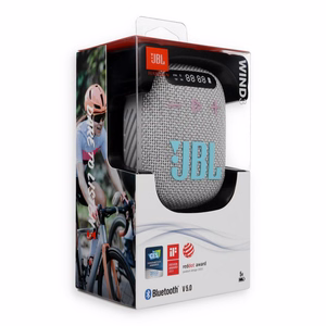 Wireless speaker JBL Wind 3 with handlebar holder grey