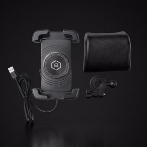 Blavec Uchwyt Rowerowy/Motocyklowy BVC-01 Velo to handlebar with induction charging and shock absorbtion (BVC01-ICSAHB) black