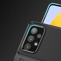 Thunder dėklas telefonui lankstus šarvuotas dėklas Samsung Galaxy A73 juoda