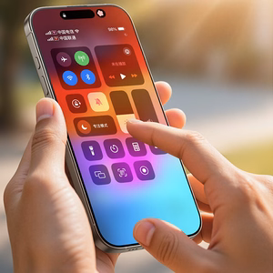 Rock Apsauginis stiklas HD pilno padengimo antistatinis skirtas iPhone 17 Pro