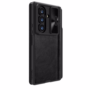 Nillkin Qin Pro dėklas Samsung Galaxy Z Fold 7 su S Pen Space - juodas