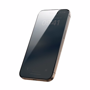 Benks grūdintas stiklas Air Shield Privacy (TF70) iPhone 17 Pro Max juodas - 10 vnt