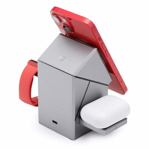 Belaidis įkroviklis Forcell 3in1 (F-06) (MagSafe) (Phone; Pods; Watch) 15W
