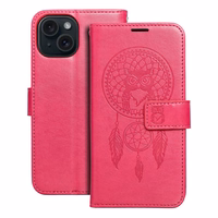 MEZZO Dėklas telefonui IPHONE 15 dreamcatcher magenta spalvos