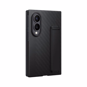 XF971SBE karboninis dėklas su stovu Samsung Galaxy Fold 8, juodas