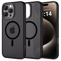 Tech-Protect MagEdge Magnetinis dėklas telefonui iPhone 16 Pro - pusiau skaidrus