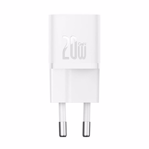 Mini sieninis įkroviklis Baseus GaN5 20W (baltas)