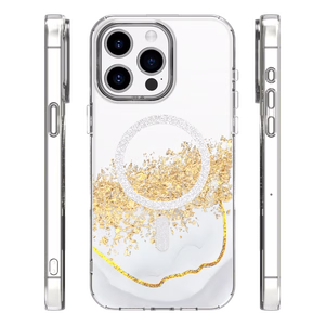 Epoxy Mag dėklas iPhone 15 Pro 6,1" baltas