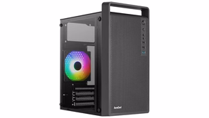 Aerocool PGS CS-109-G-BK-v1 FRGB juodas kompiuterio korpusas